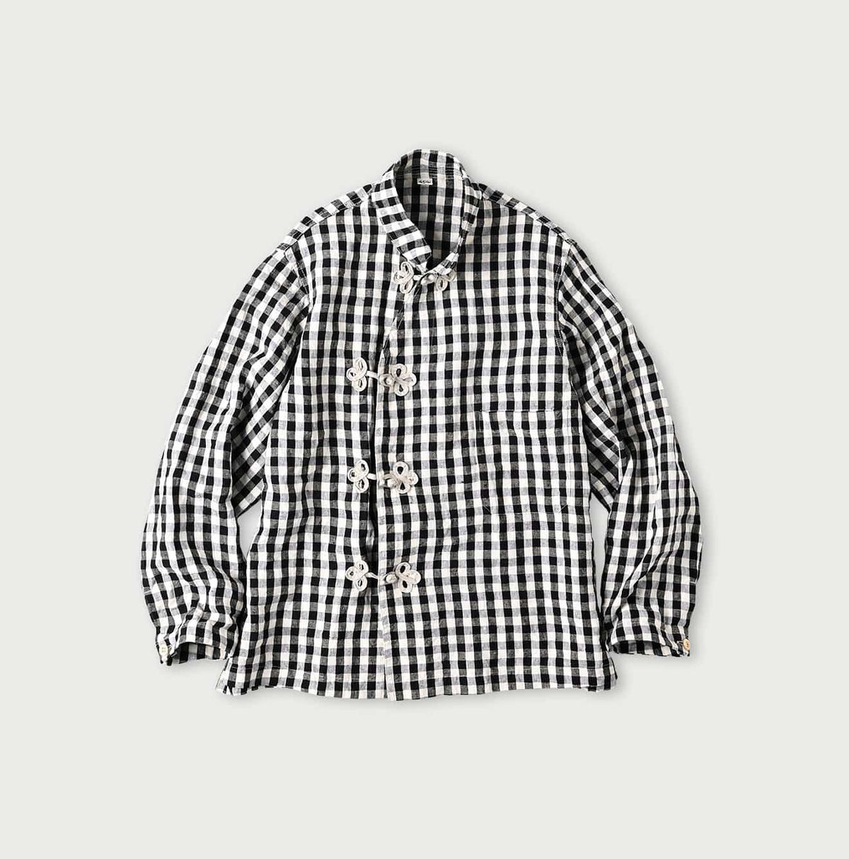 Dozume Linen 908 Clover Knot Shirt