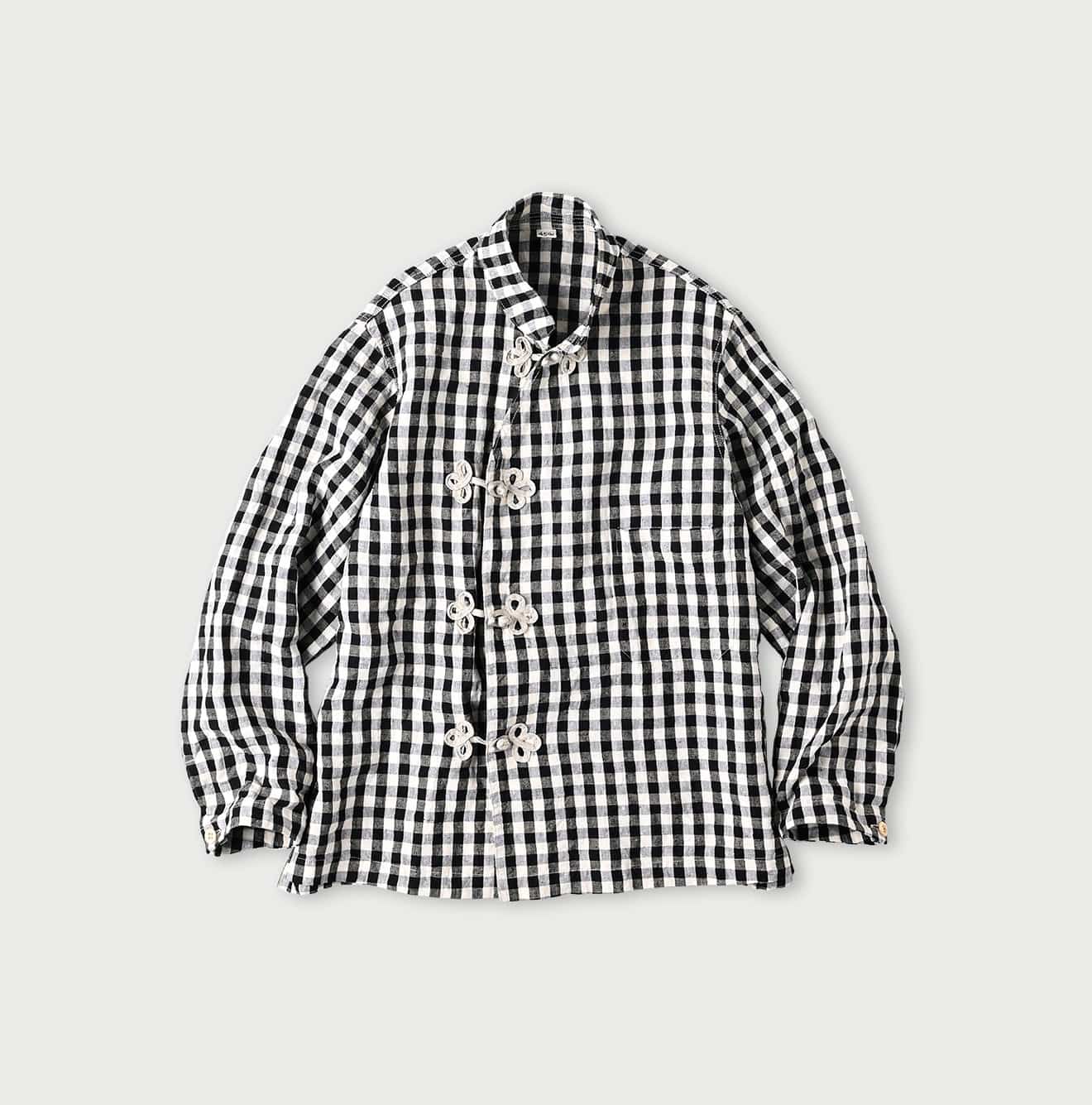 Dozume Linen 908 Clover Knot Shirt