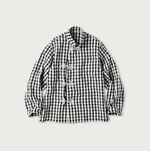 Dozume Linen 908 Clover Knot Shirt