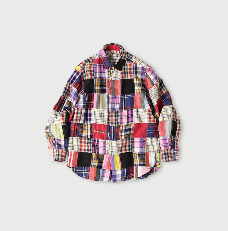 Linen Patchwork 908 Loafer Shirt - Image 1