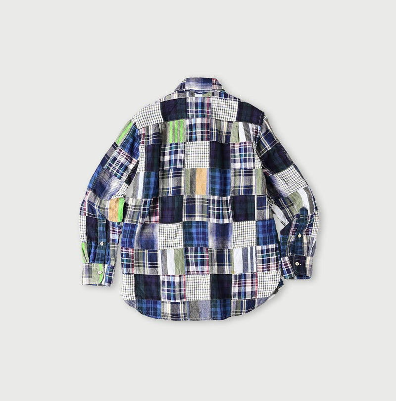 Linen Patchwork 908 Loafer Shirt - Image 11