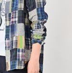 Linen Patchwork 908 Loafer Shirt