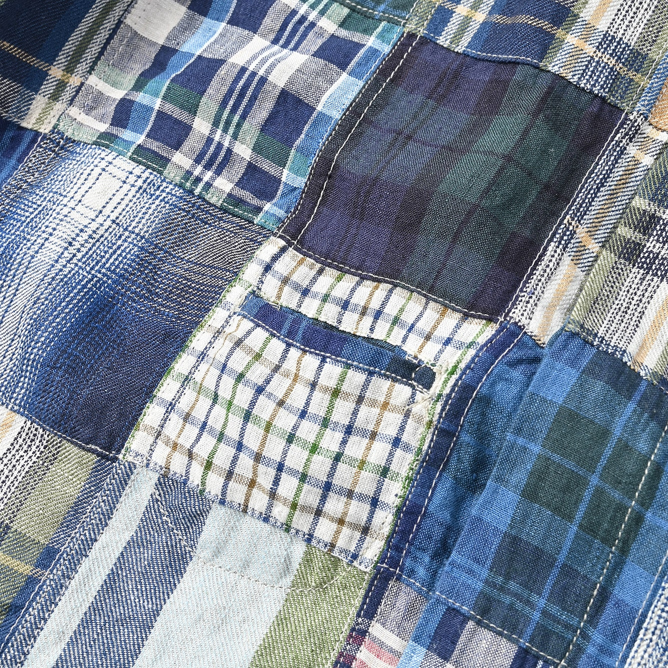 Linen Patchwork 908 Loafer Shirt