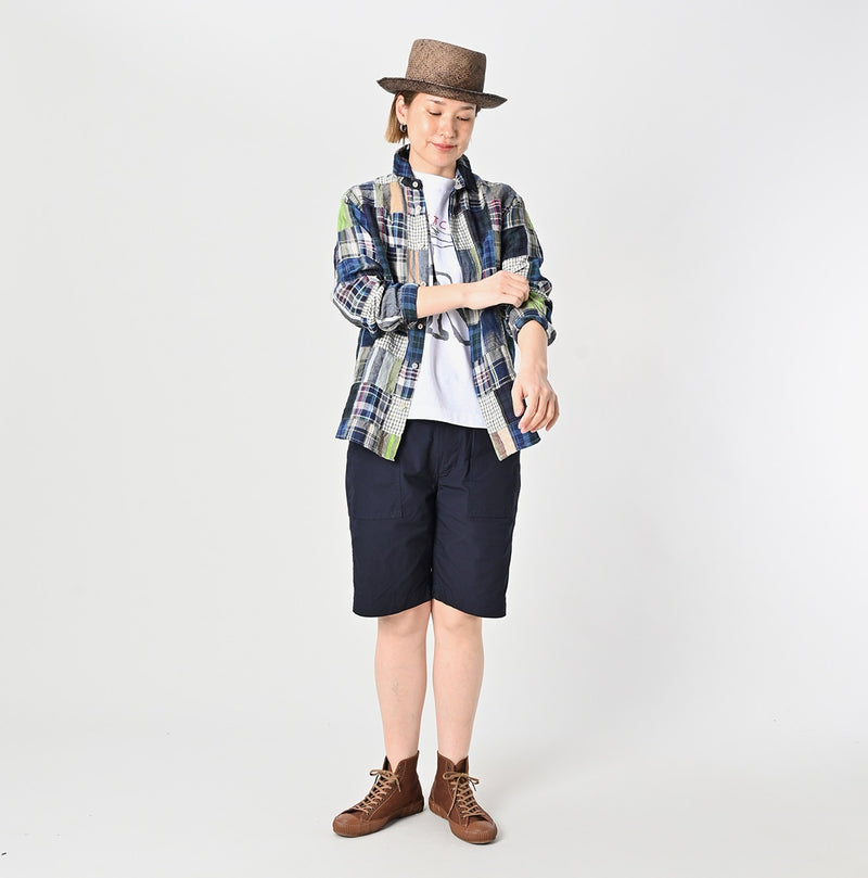 Linen Patchwork 908 Loafer Shirt - Image 3