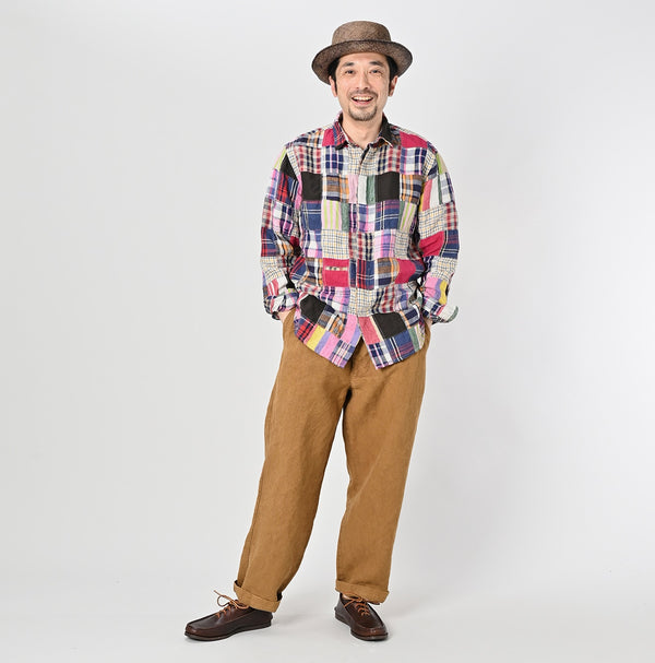 Linen Patchwork 908 Loafer Shirt