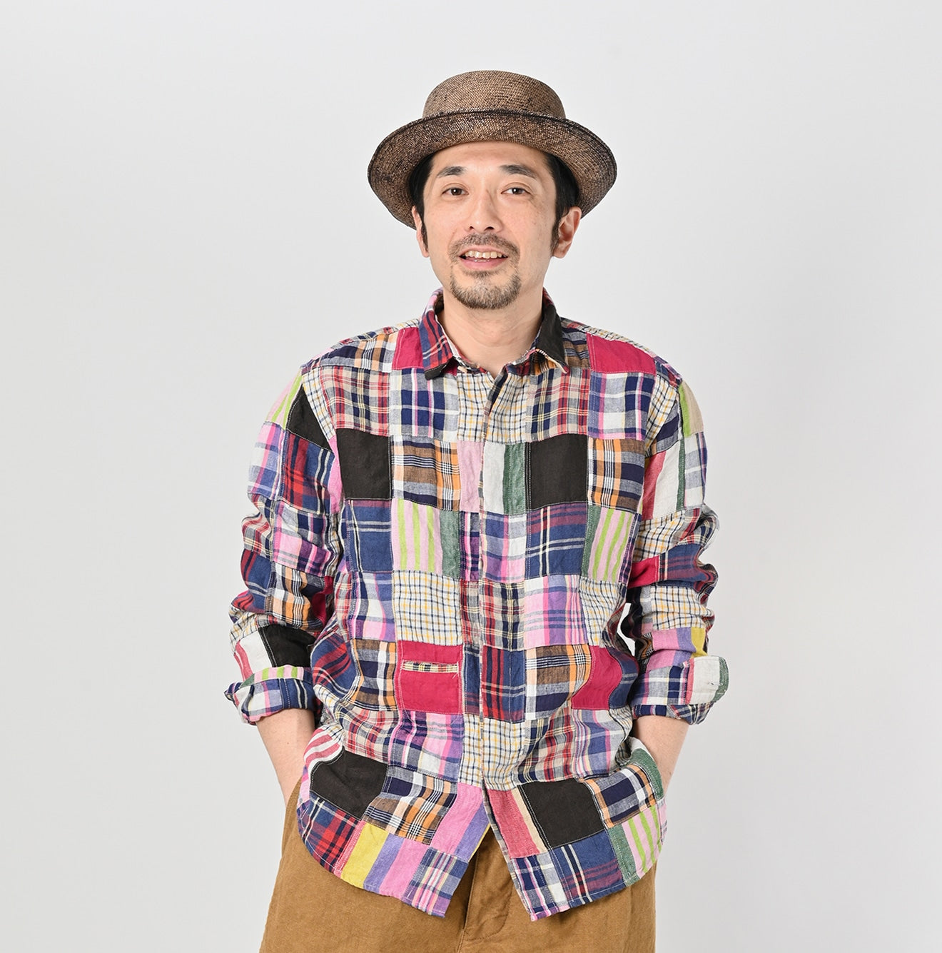 Linen Patchwork 908 Loafer Shirt - Image 8