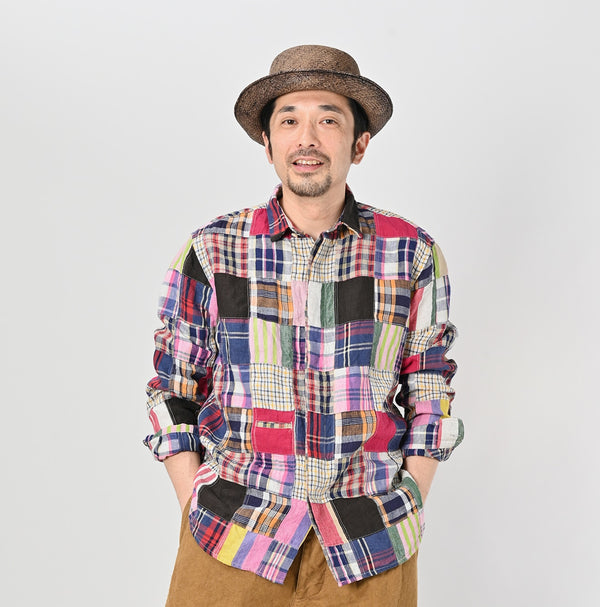 Linen Patchwork 908 Loafer Shirt