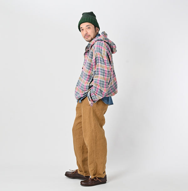 45R Linen Madras 908 Pullover Hoodie