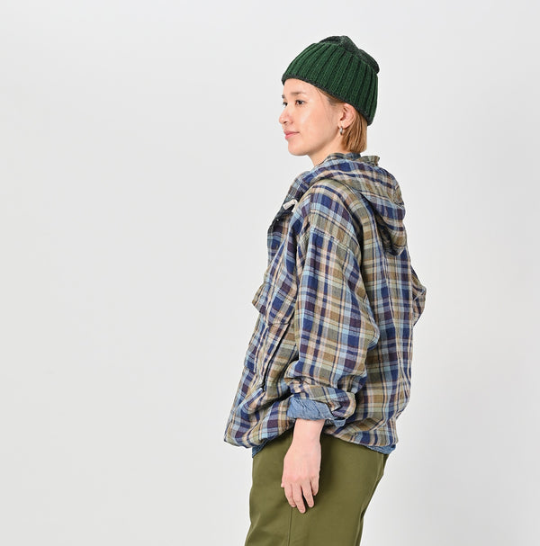 45R Linen Madras 908 Pullover Hoodie