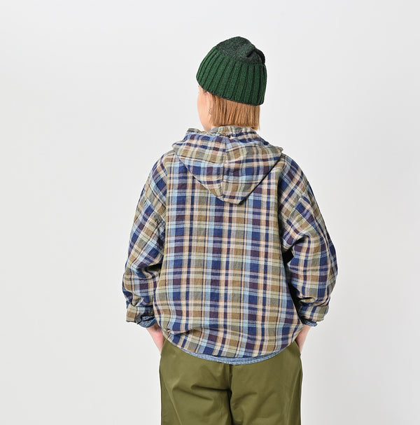 45R Linen Madras 908 Pullover Hoodie