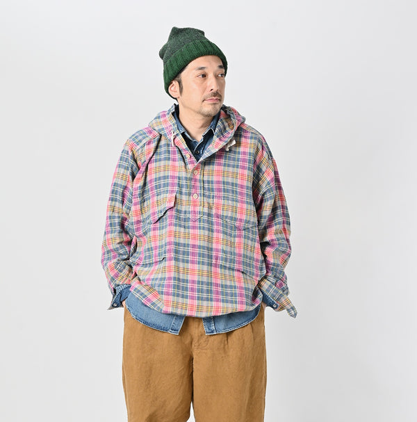 45R Linen Madras 908 Pullover Hoodie