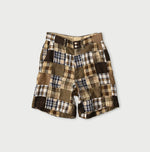 45R Linen Patchwork 908 Nimes Shorts