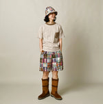 45R Linen Patchwork 908 Nimes Shorts