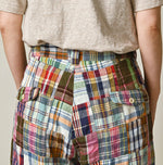 45R Linen Patchwork 908 Nimes Shorts
