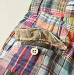 45R Linen Patchwork 908 Nimes Shorts