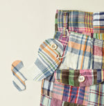 45R Linen Patchwork 908 Nimes Shorts