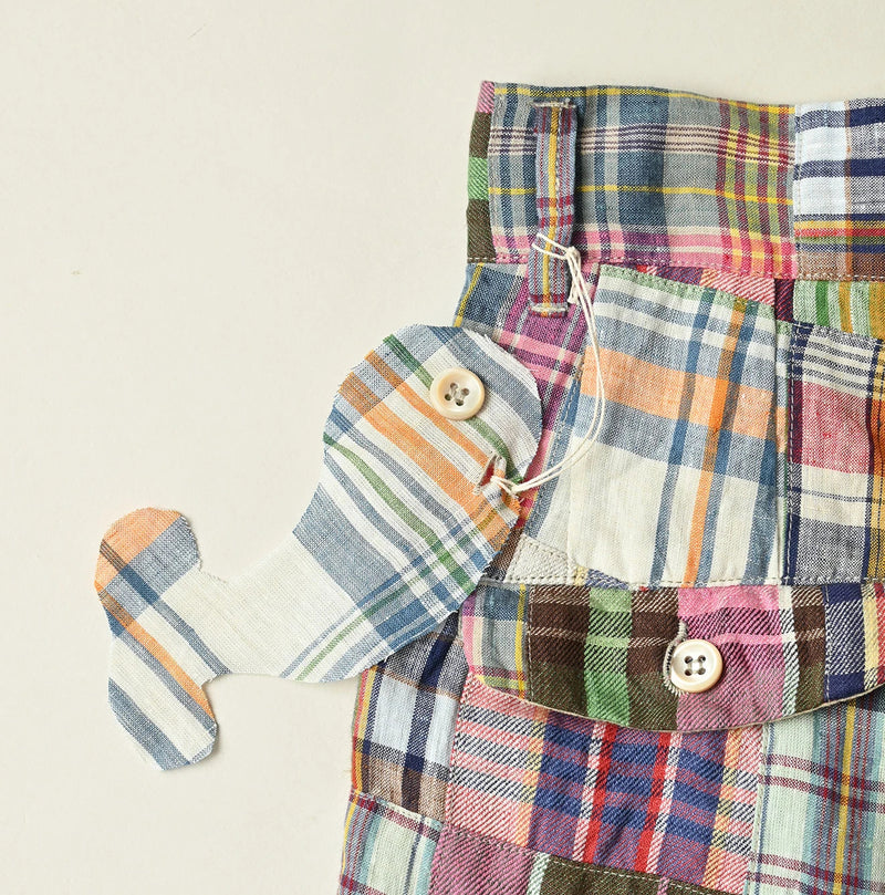 45R Linen Patchwork 908 Nimes Shorts - Image 23