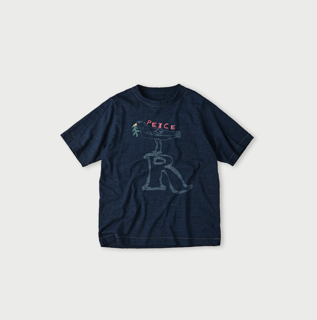 45R Indigo Peace Bird 908 45 Star T-shirt