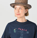 45R Indigo Peace Bird 908 45 Star T-shirt