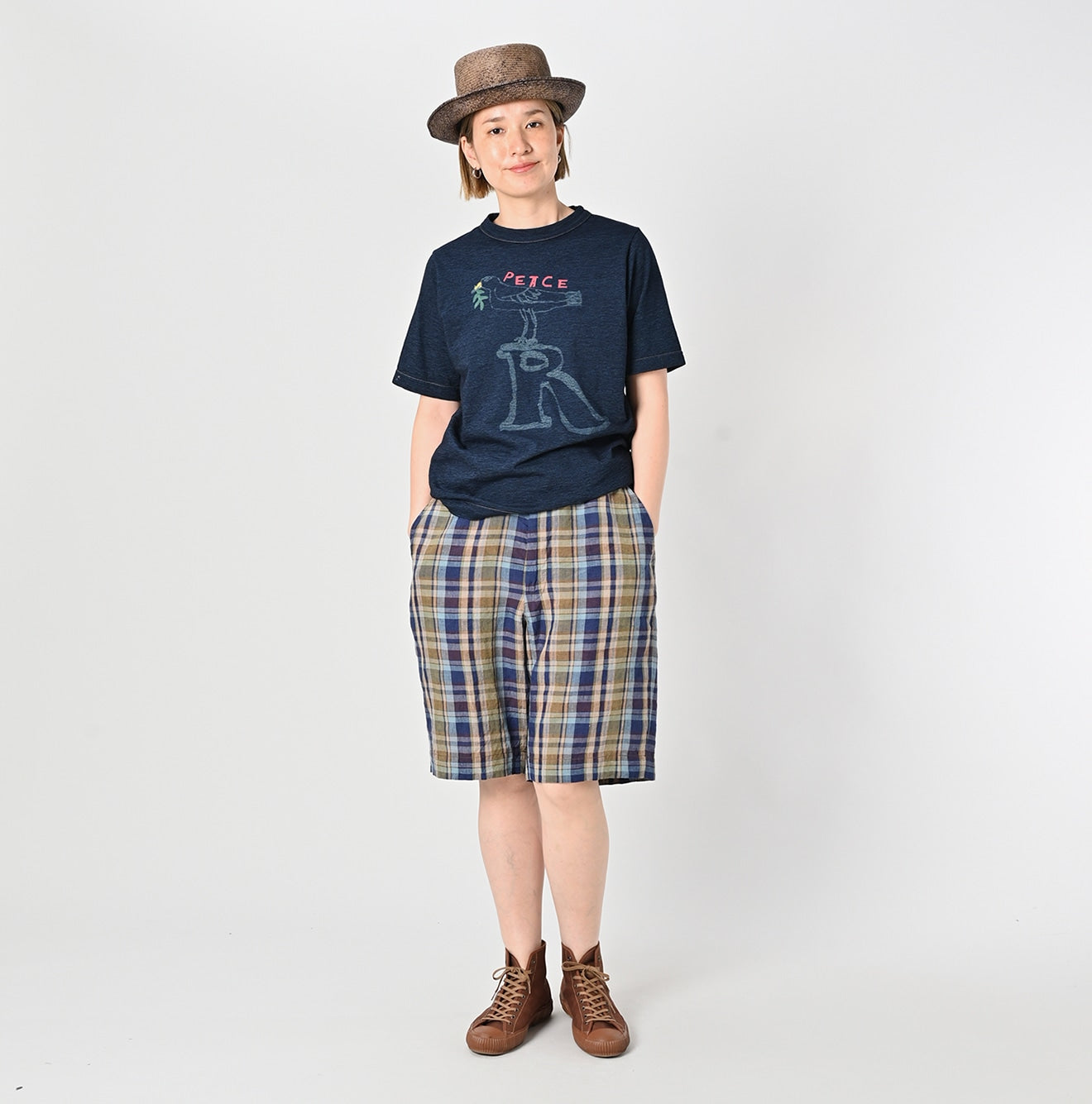 45R Indigo Peace Bird 908 45 Star T-shirt