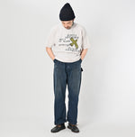 45R Blue Bird Letter 908 45 Star T-shirt (Top-dyed)