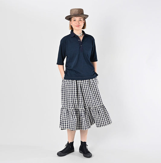 45R Indigo Supima Tenjiku 908 Polo