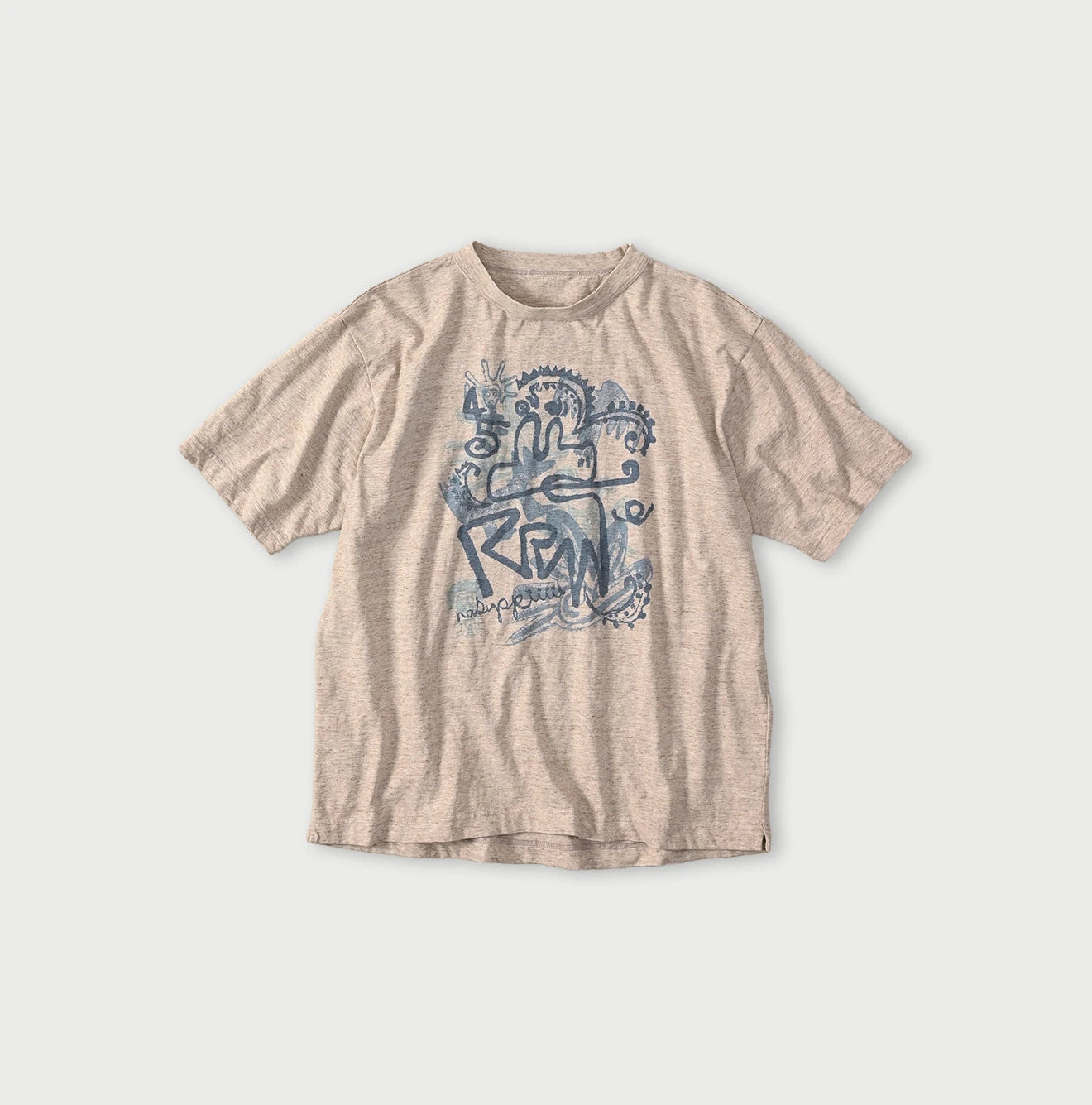 45R Nasuppiie 908 Ocean T-shirt (Top-Dyed) - Image 1