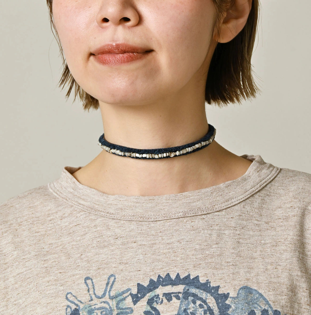 45R Nasuppiie 908 Ocean T-shirt (Top-Dyed)