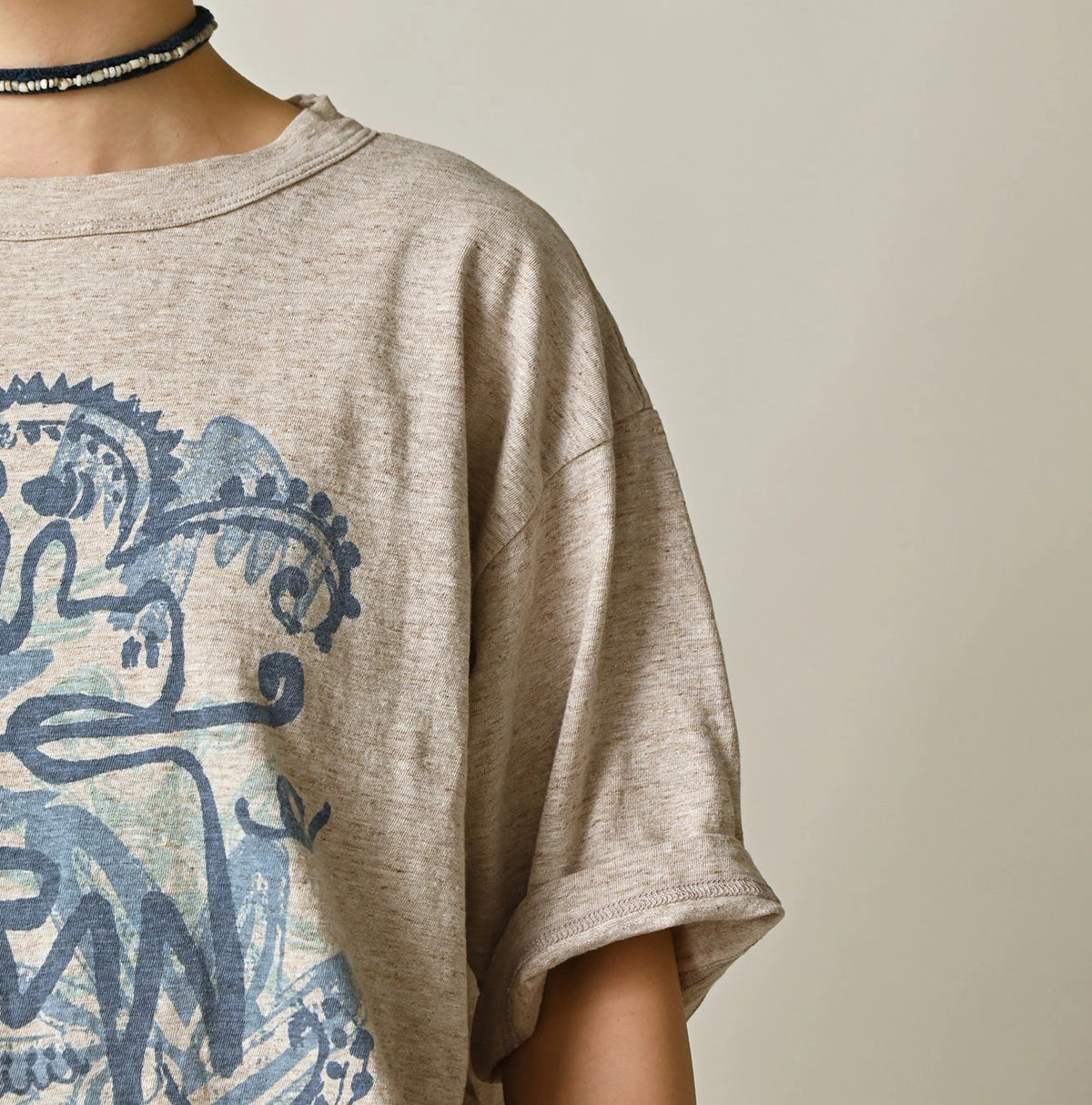45R Nasuppiie 908 Ocean T-shirt (Top-Dyed)
