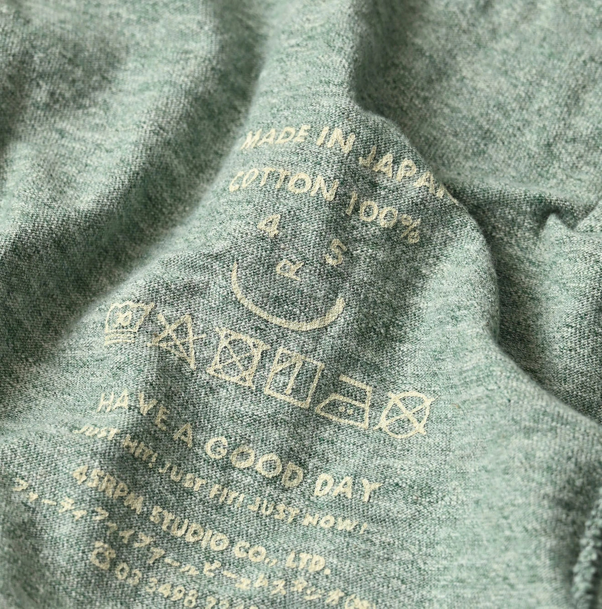 45R Nasuppiie 908 Ocean T-shirt (Top-Dyed)