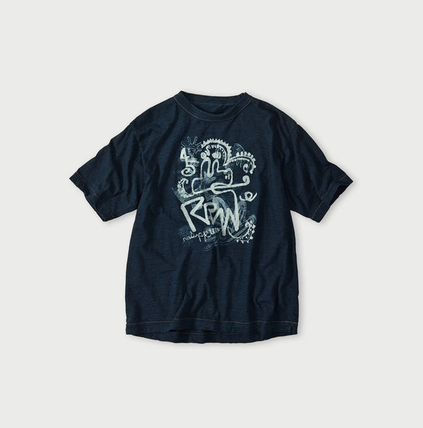 45R Indigo Nasuppiie 908 Ocean T-shirt