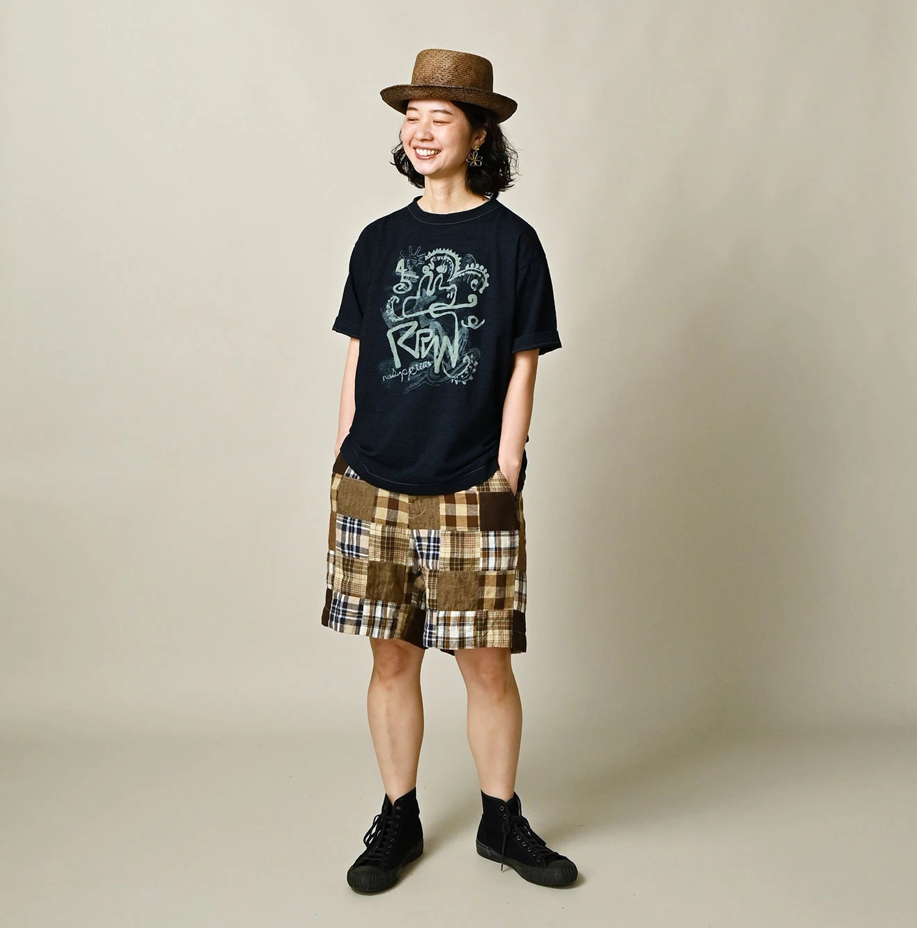 45R Indigo Nasuppiie 908 Ocean T-shirt - Image 2