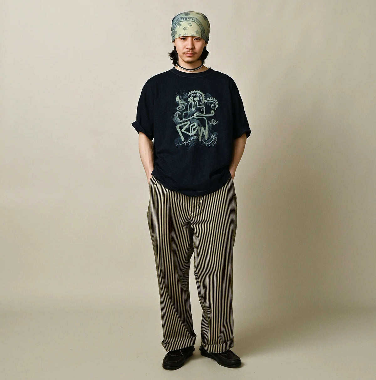 45R Indigo Nasuppiie 908 Ocean T-shirt