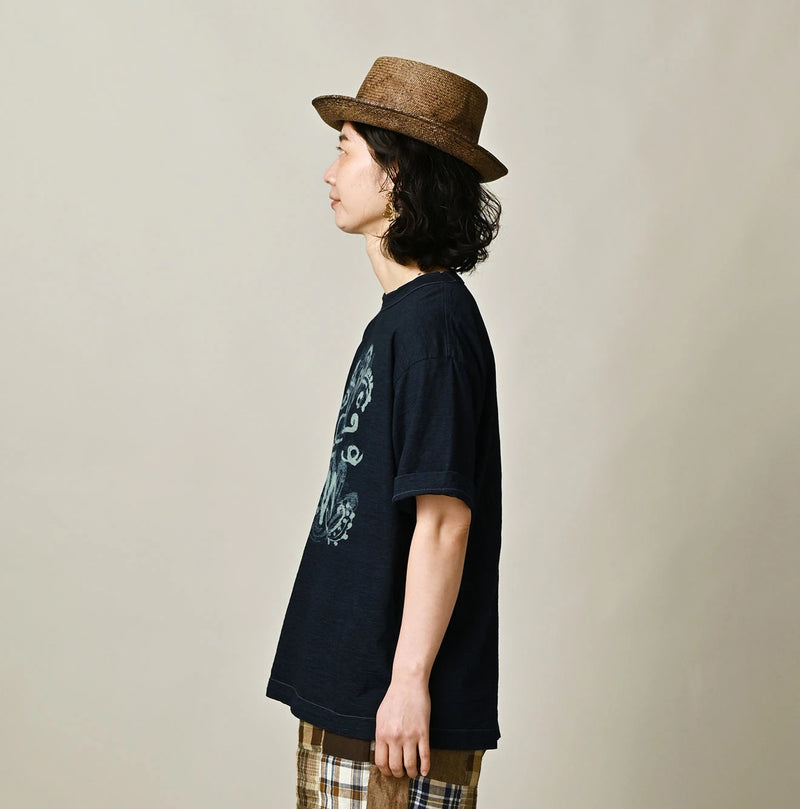 45R Indigo Nasuppiie 908 Ocean T-shirt - Image 5