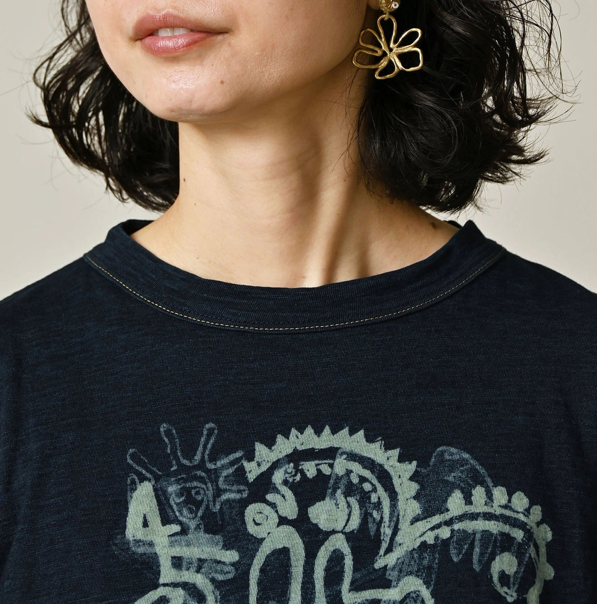 45R Indigo Nasuppiie 908 Ocean T-shirt