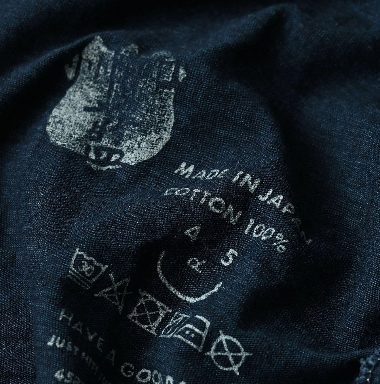 45R Indigo Nasuppiie 908 Ocean T-shirt