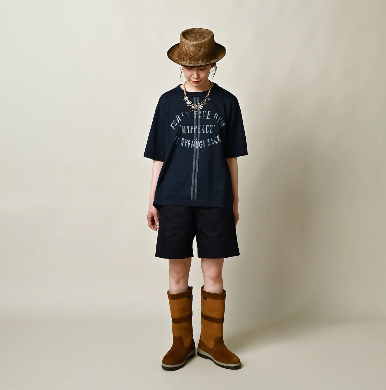 45R Indigo Sack Logo 908 T-shirt - Image 2