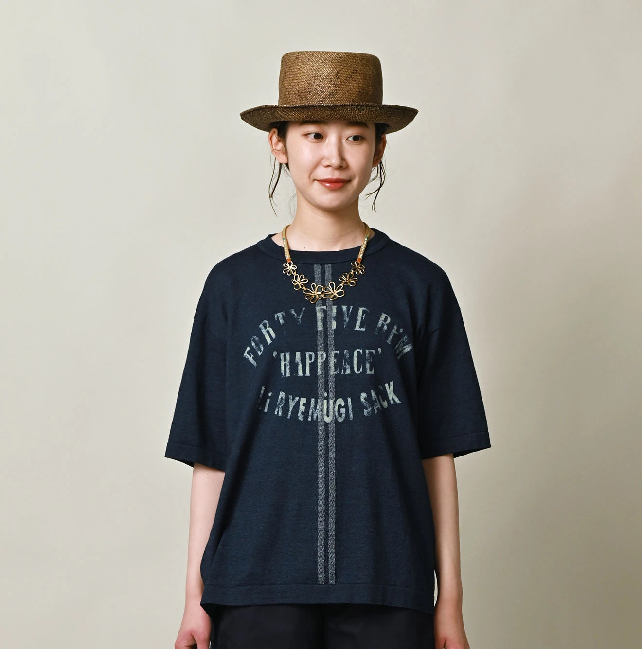 45R Indigo Sack Logo 908 T-shirt - Image 4