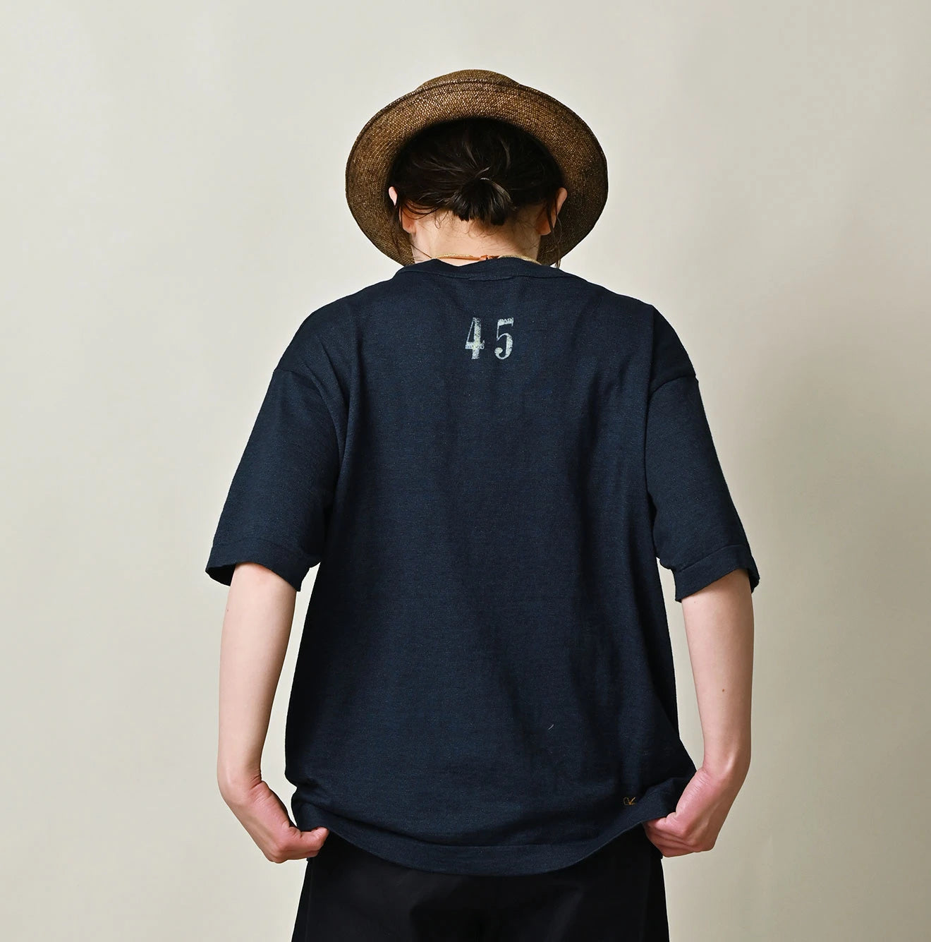 45R Indigo Sack Logo 908 T-shirt - Image 6