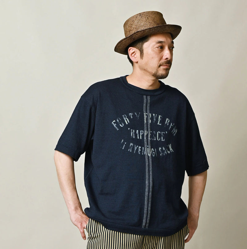 45R Indigo Sack Logo 908 T-shirt - Image 7