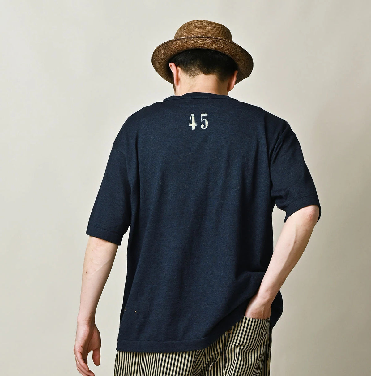 45R Indigo Sack Logo 908 T-shirt