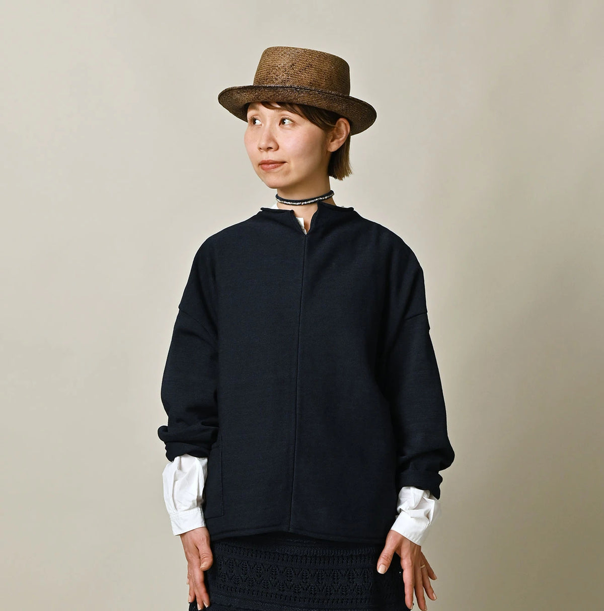 45R Indigo Kachikachi Gima 908 Uma Sweater