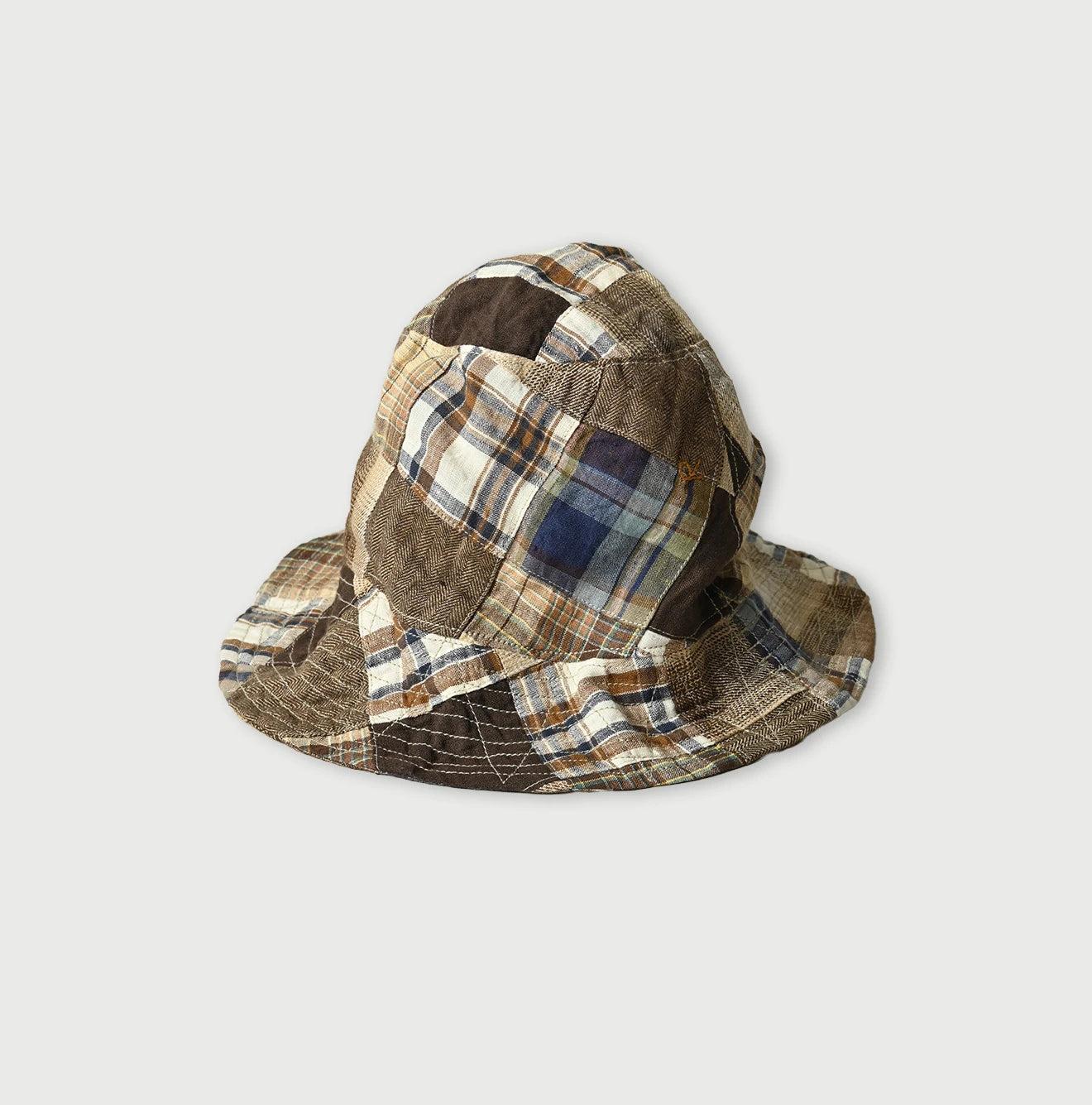 45R Linen Patchwork Hat - Image 2