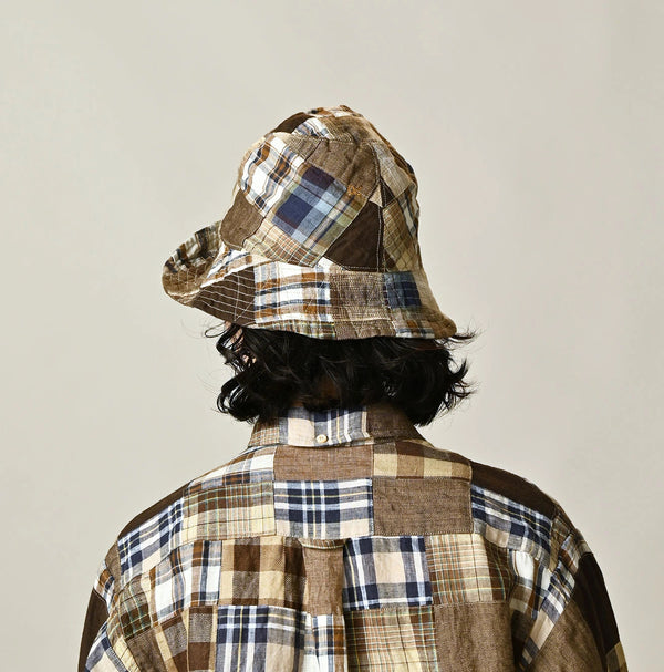 45R Linen Patchwork Hat