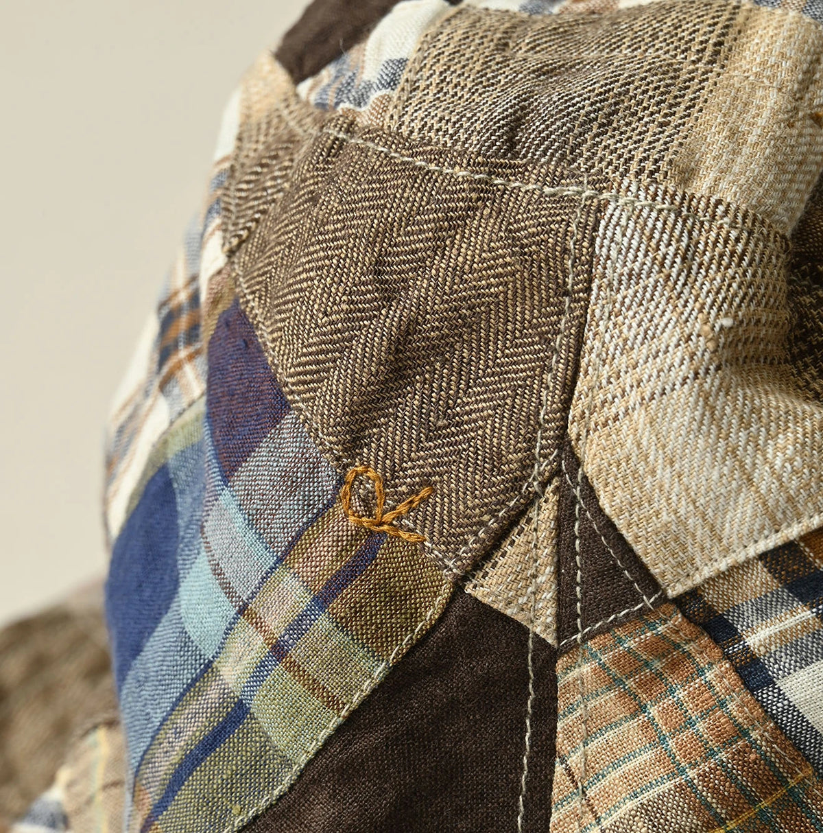 45R Linen Patchwork Hat