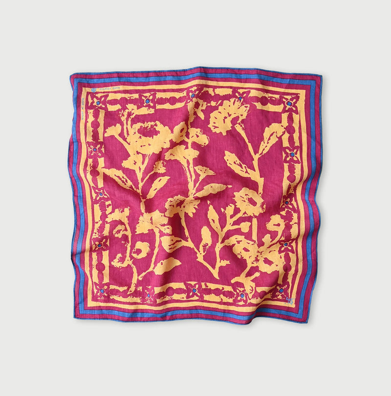 45R Linen Flax Flower Bandana - Image 3