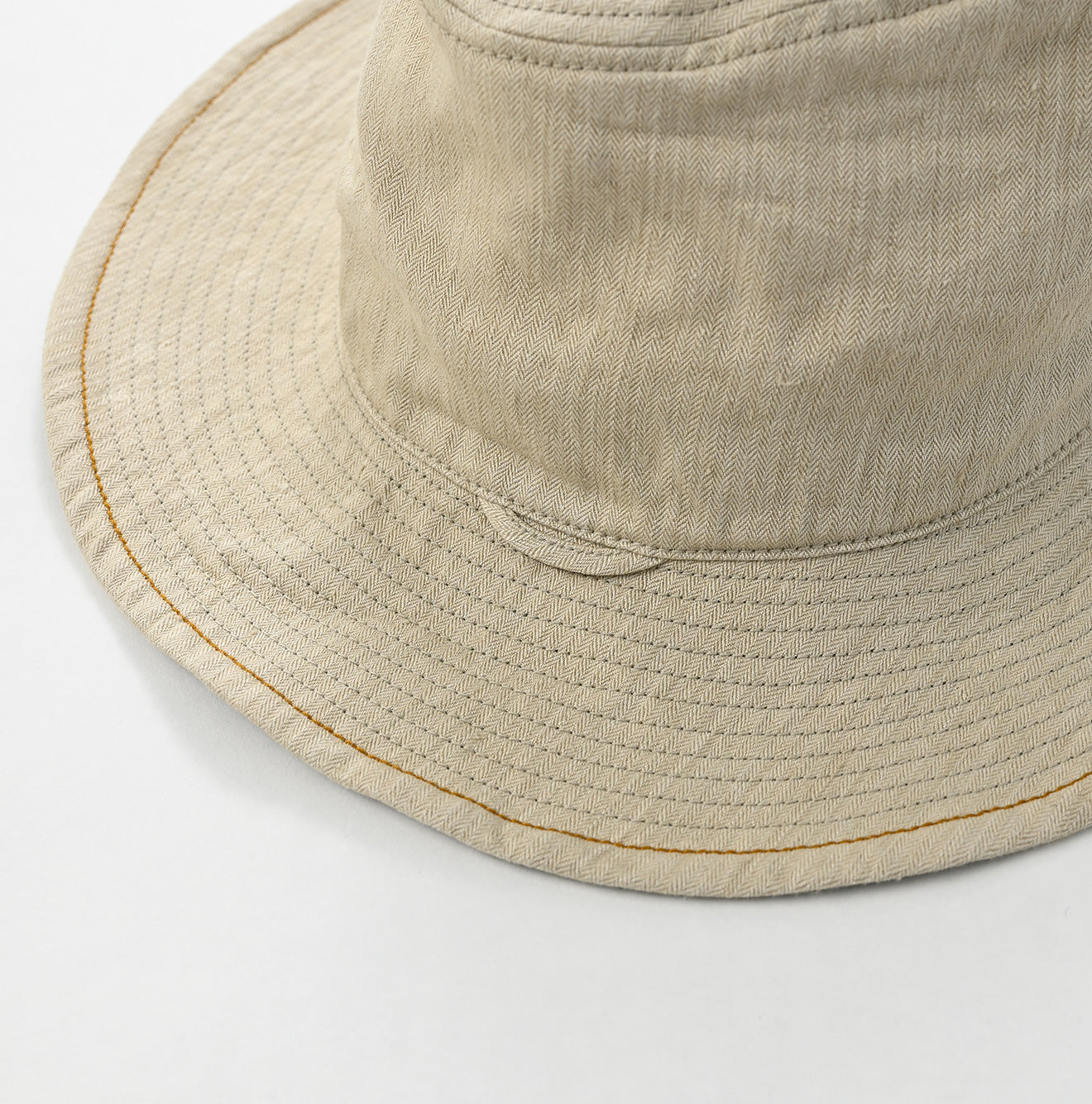 Linen Herringbone Hat