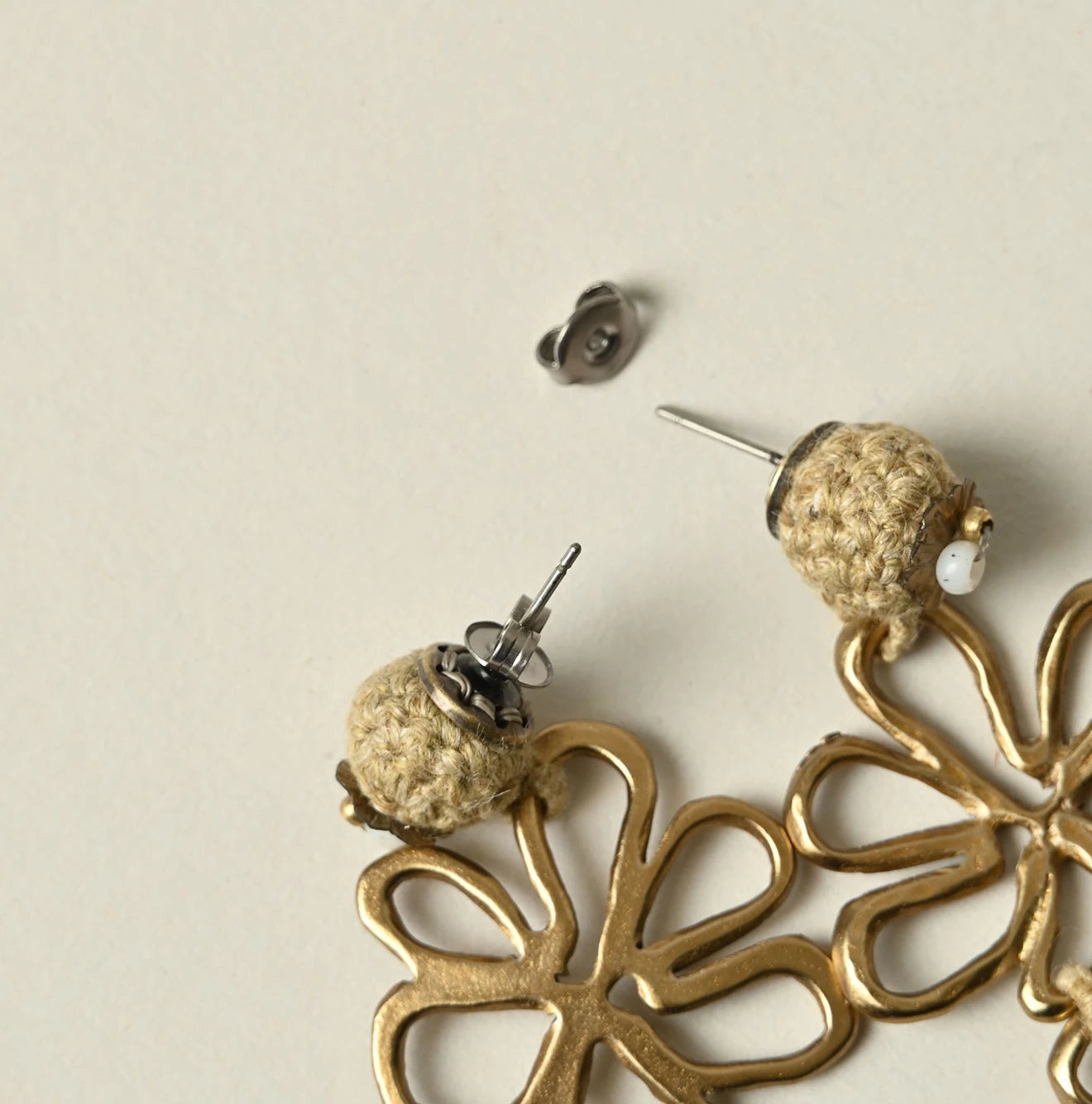 45R Double Flower Earrings - Image 7