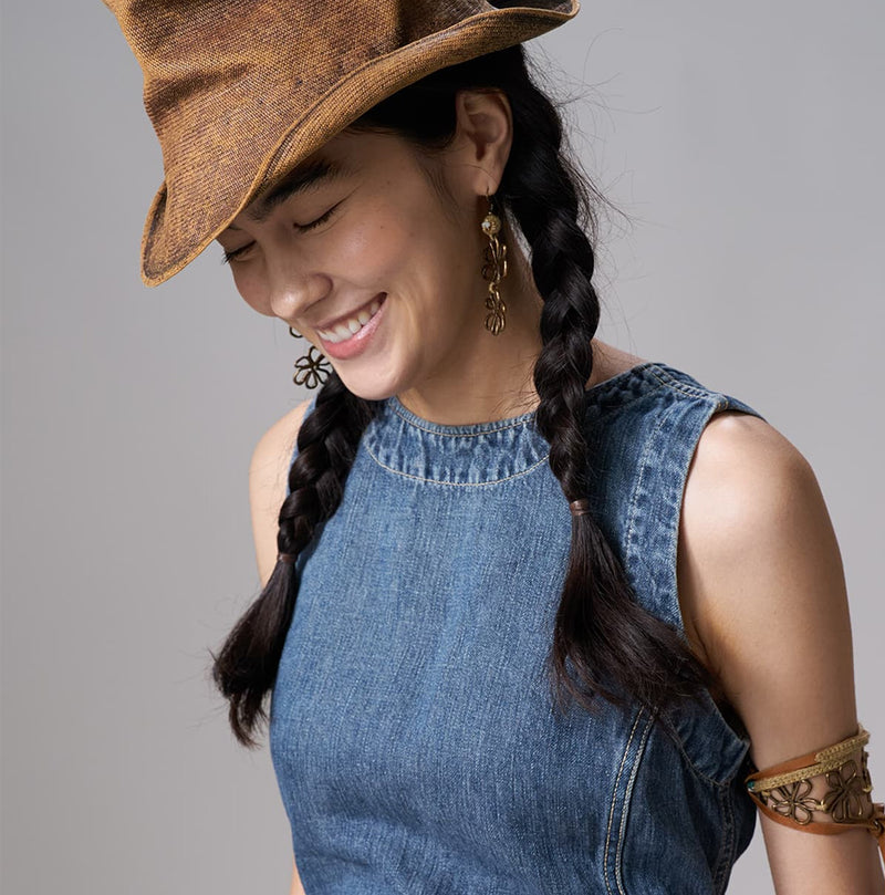 Double Flower Earrings - Image 3