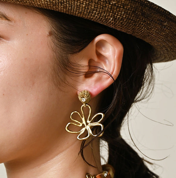 45R Flower Earrings